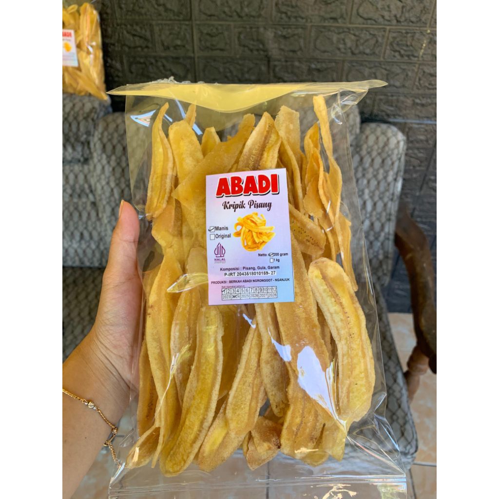 

Kripik Pisang gepok Manis