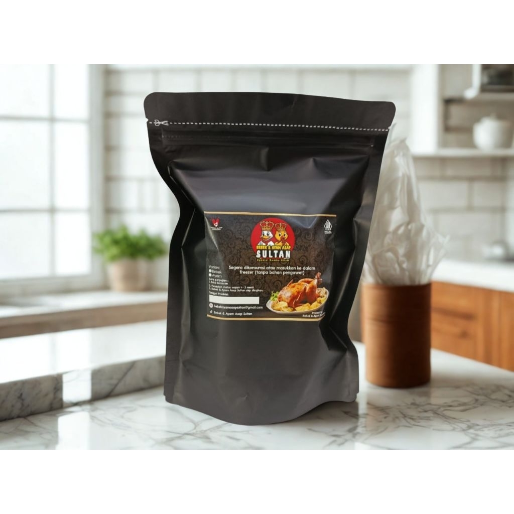 

Ayam Asap 1/2 ekor Plus Bumbu Hitam dan Sambal