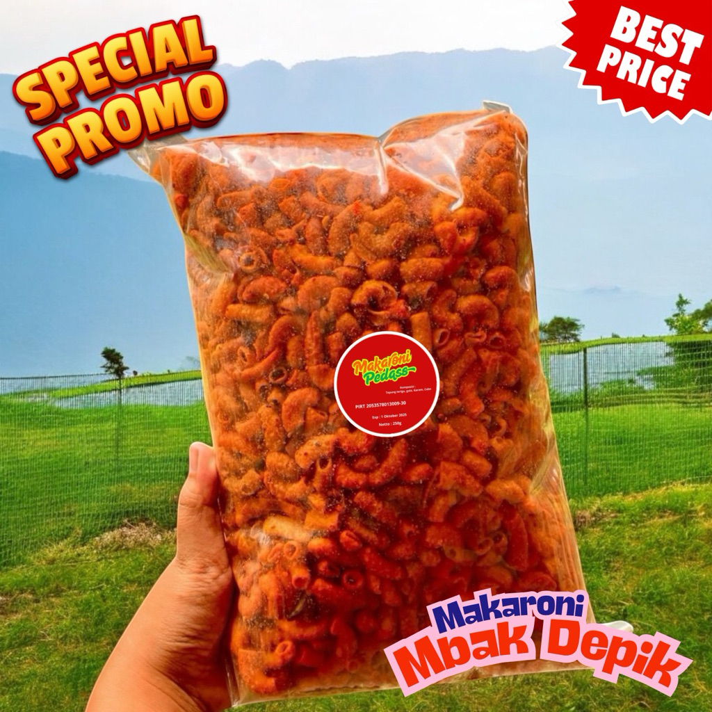 

Makaroni Pedas Homemade Surabaya – ¼ Kg Sensasi Lidah