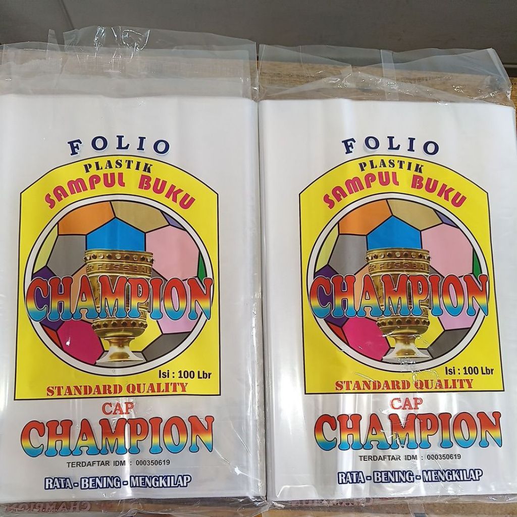 

SAMPUL PLASTIK FOLIO Ukuran 22x31,5cm (Harga PerLembar)