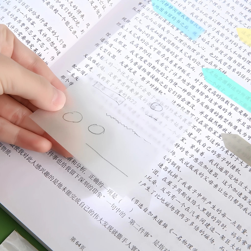 

Sticky Notes Transparan Aesthetic 50 Lembar Sticky Note Kertas