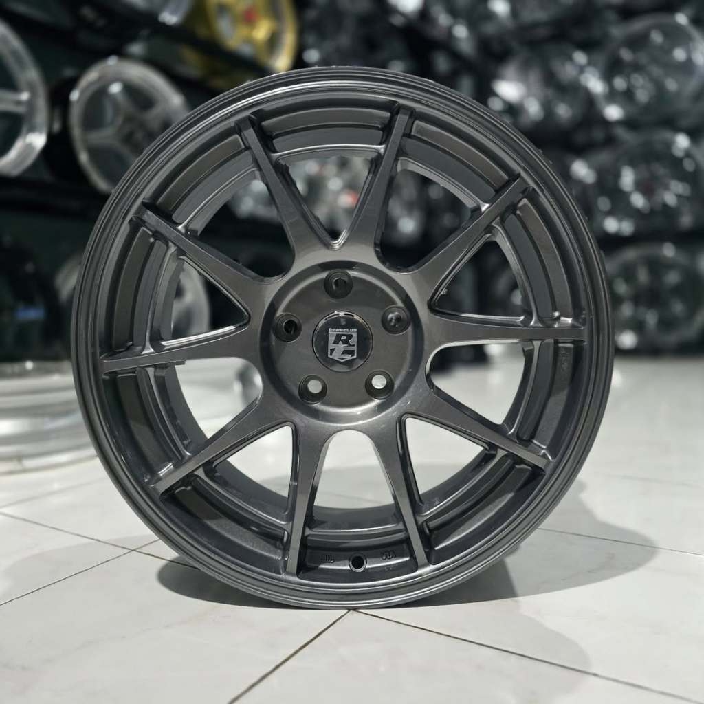 Velg Enkei Spider Brand New Ring 18 Pcd 5x114.3 Lebar 8.5 Et 40 Warna Gunmetal Kondisi Baru