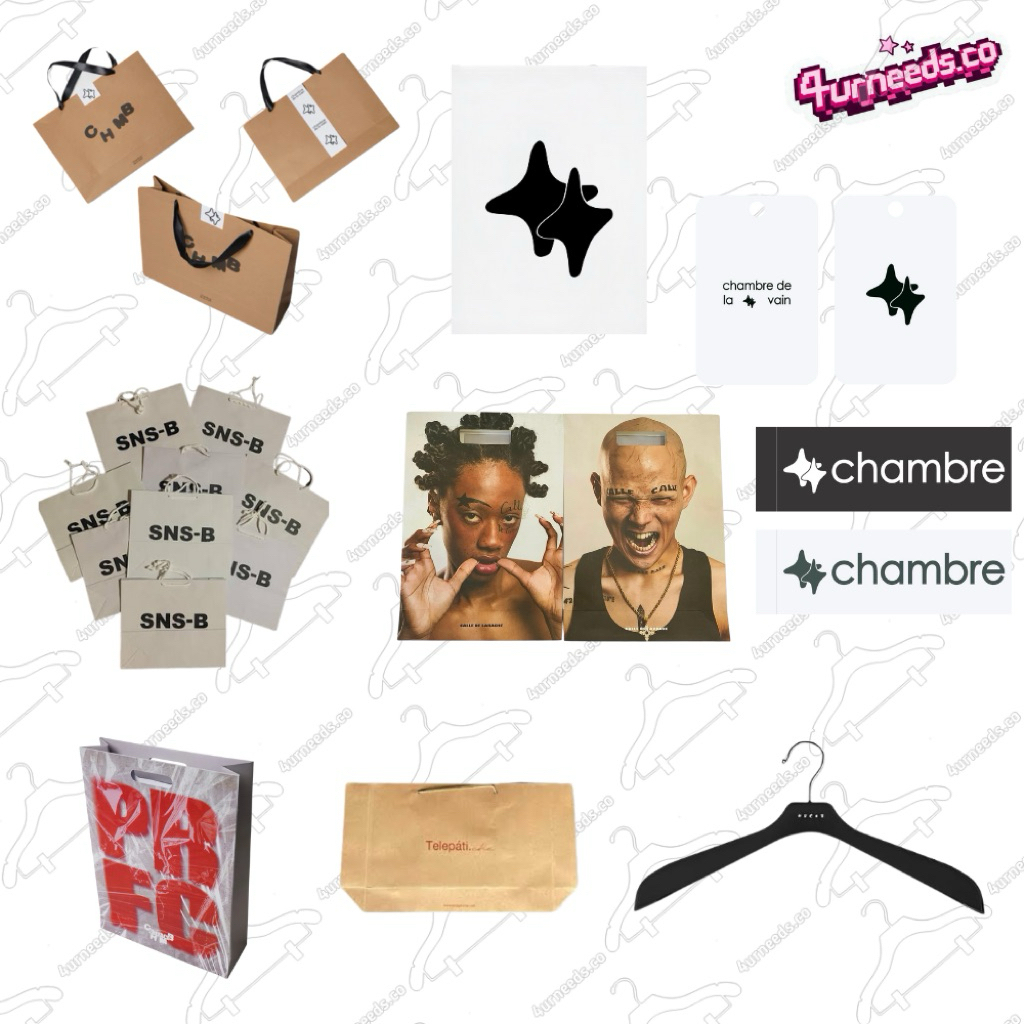 [100% ORIGINAL] Paperbag Chmb, Snsb, Calle, Telepati, Rucas, Hanger Rucas, Kelengkapan Chmb, Ziplock