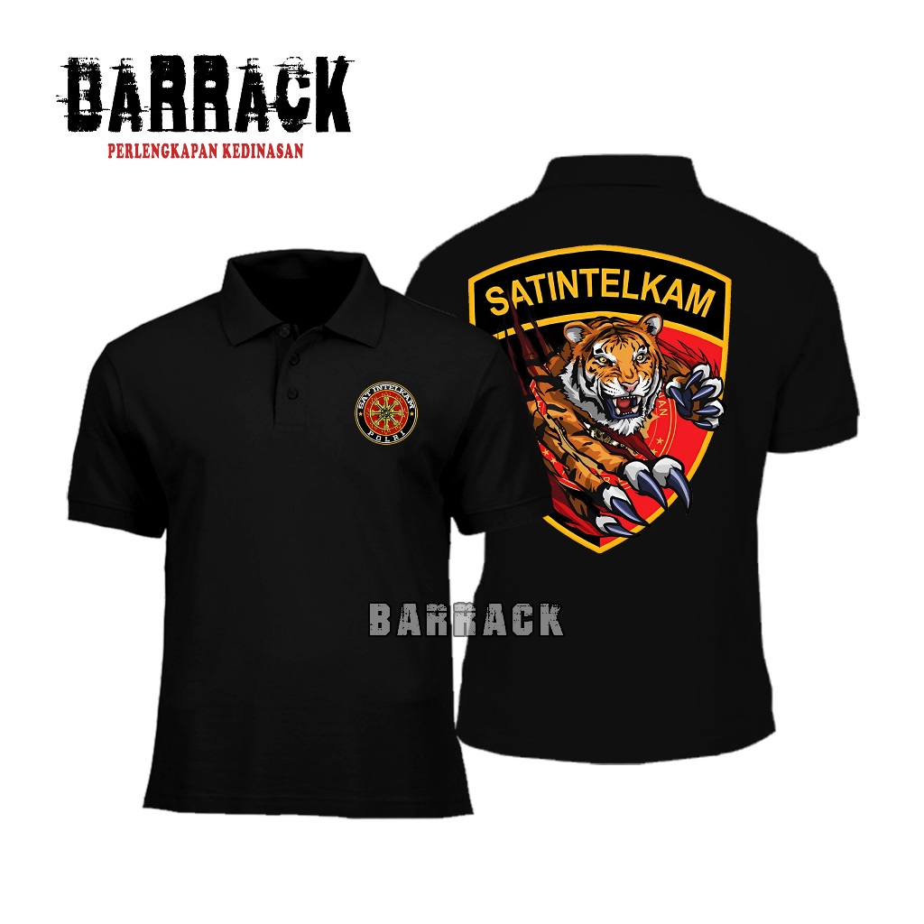 KAOS POLO WANGKI SAT INTELKAM / CAKRA INTELKAM / TANGAN PENDEK / TANGAN PANJANG