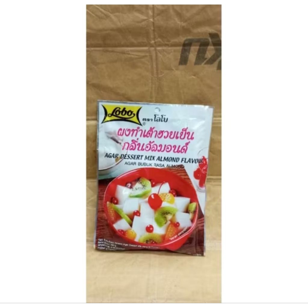 

puding almond/agar bubuk rasa almond