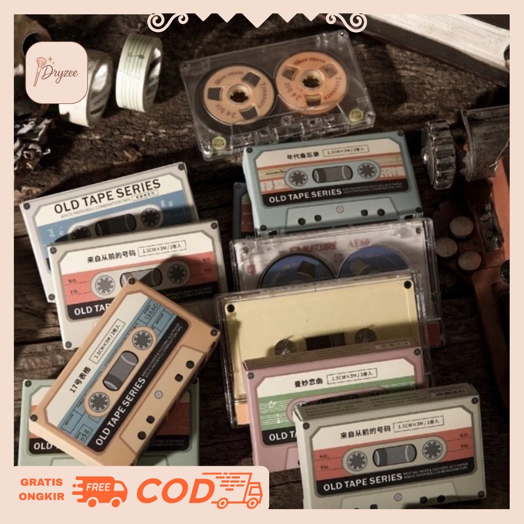 

Washitape Vintage Washi Tape Aesthetic Old Tape Series WT05