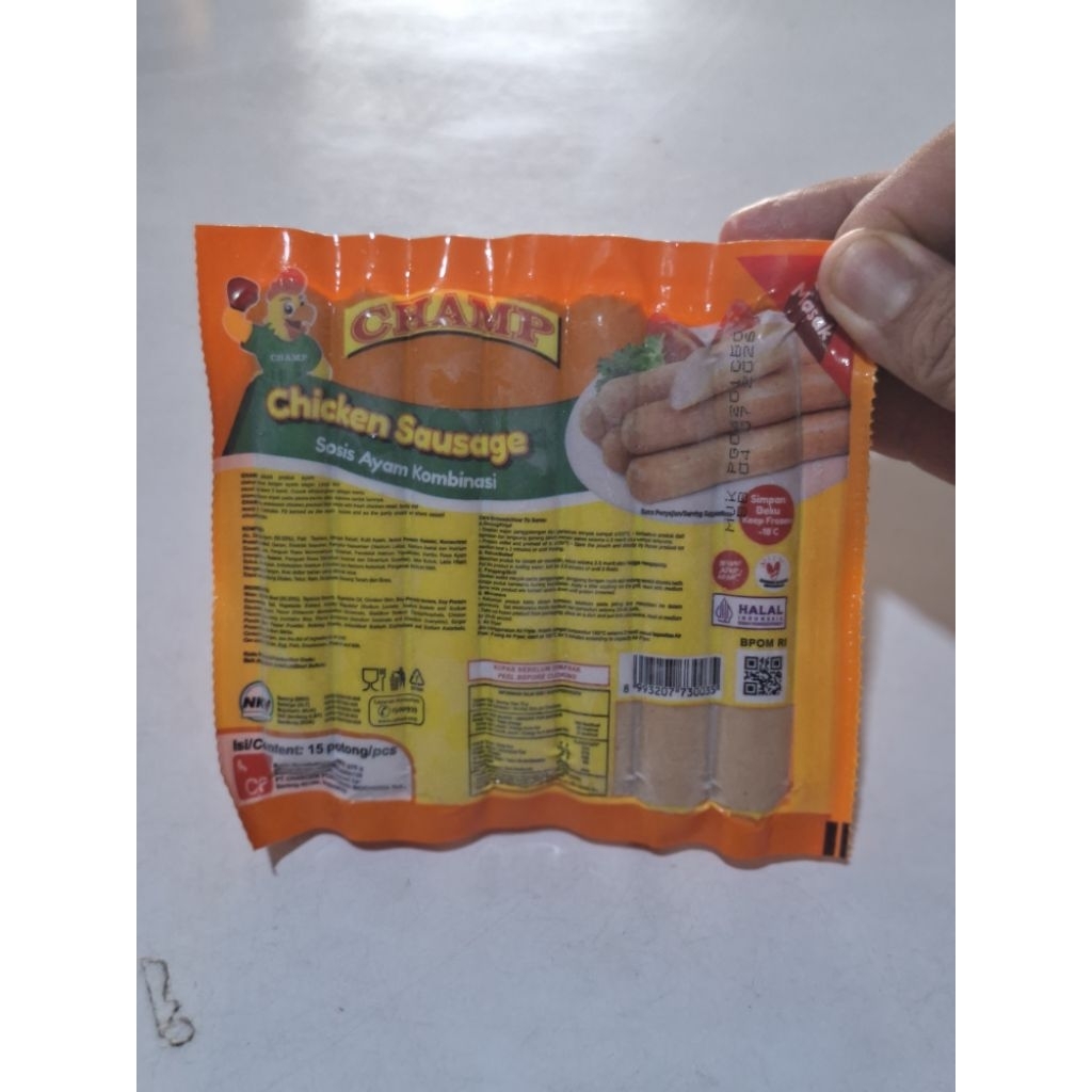 

SOSIS AYAM CHAMP KOMBINASI 375 GRAM