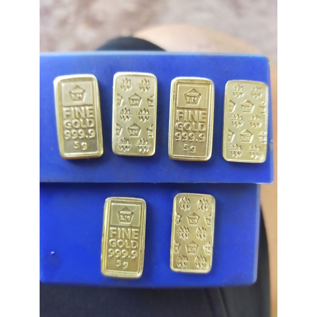 replika emas logam mulia 5G bahan full bahan kuningan