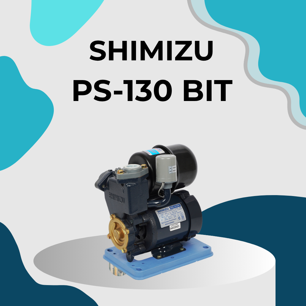 Shimizu PS-130 BIT – Pompa Air Otomatis Jetpump Rumah Tangga