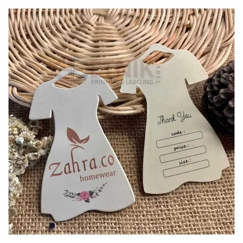 

label hangtag hang tag baju tag tebal label baju label menggantung