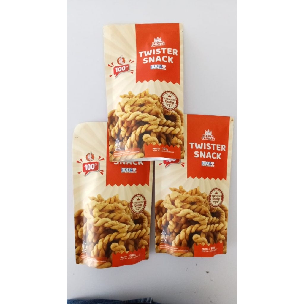 

Cemilan Plintiran Twister Snack 100gr