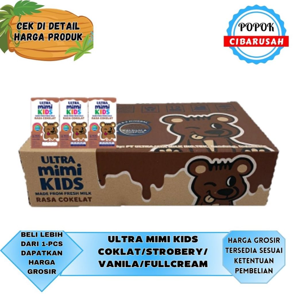 

Ultra Mimi Kartonan FullCream/Vanila/Stroberi/Cokalt/125ml Isi 40pcs/popokcibarusah
