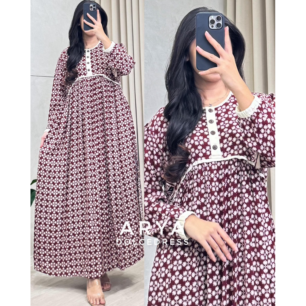 Daster Arab Dolce ARYA Maxi Dress Flowy By Dolce Dress