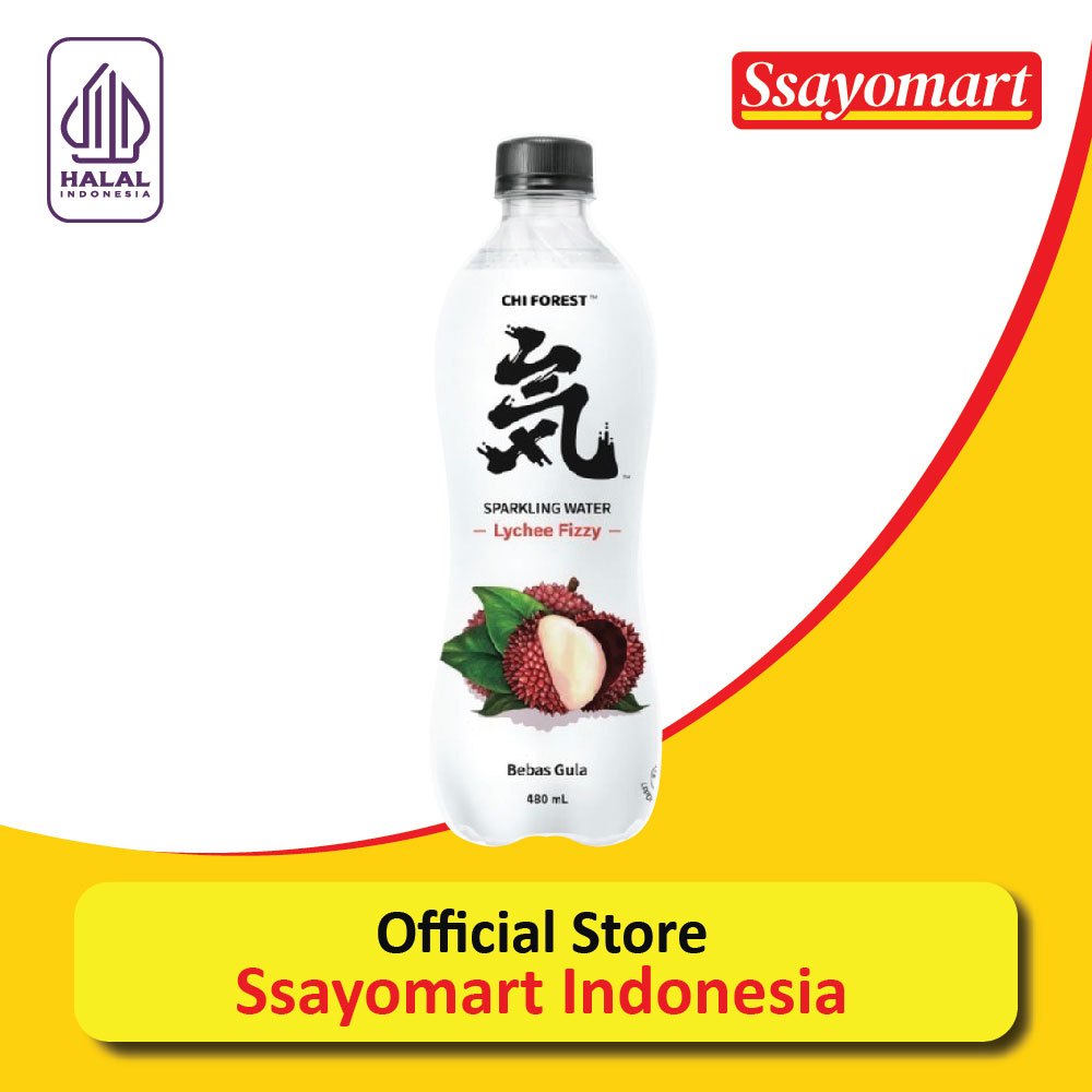 

Chi Forest Sparkling Water Lychee Fizzy Air Soda 480 ml