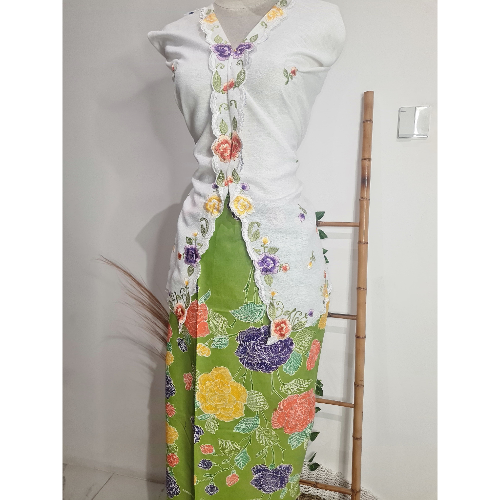 Pusat Bordir Tasikmalaya - Bahan Kebaya Bordir Handmade linen Encim