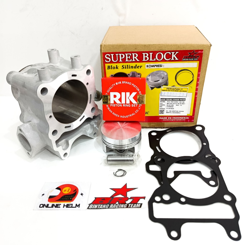 BLOK CERAMIC BRT 63 VARIO 125 VARIO 150 PCX 150 ADV 150 KERAMIK 63MM 180CC
