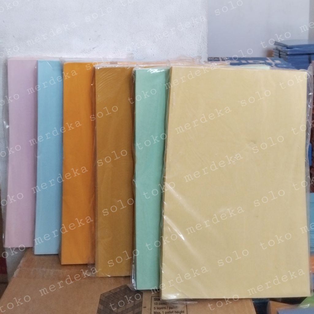 

Kertas BC Indah / Cover Warna Muda (folio)