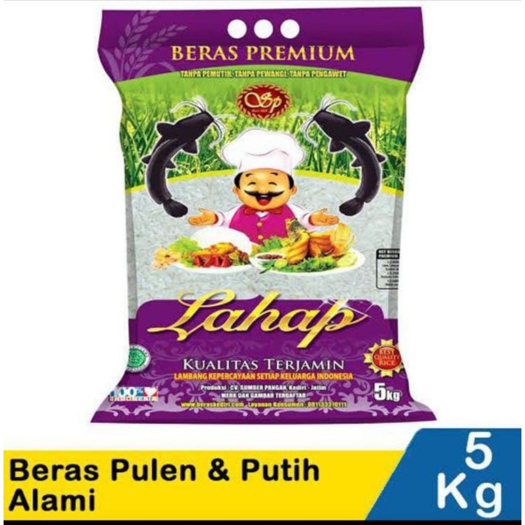 

Beras Lahap Lele 5kg