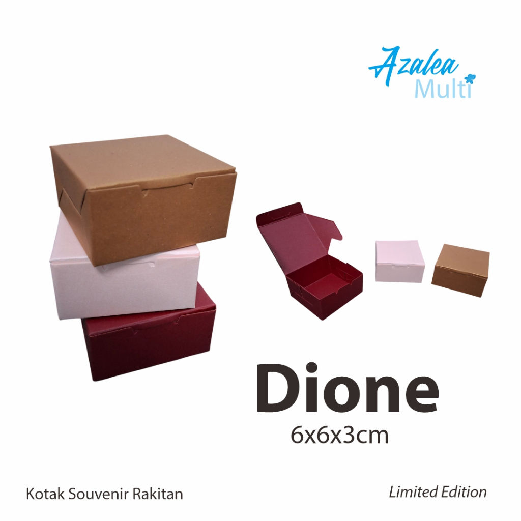 

Dione - Kotak Souvenir Rakitan / Kemasan dus produk