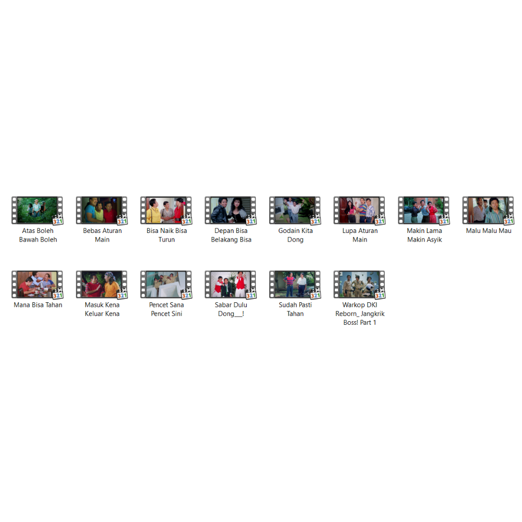 Film- WARKOP DKI- Komedi Indonesia flashdisk usb 64 gb bluray 1920px1080p