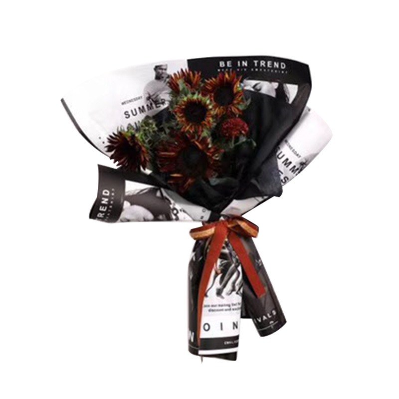 

[20 LEMBAR]Kertas Buket Bunga Cellophane Flower Wrapping Paper Waterproof Motif Koran KB6014