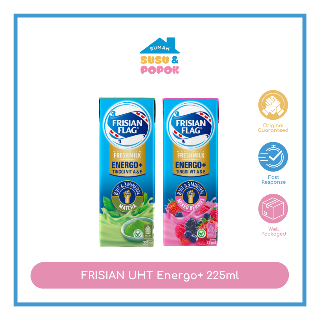 

FRISIAN FLAG Energo+ Susu UHT 225ml