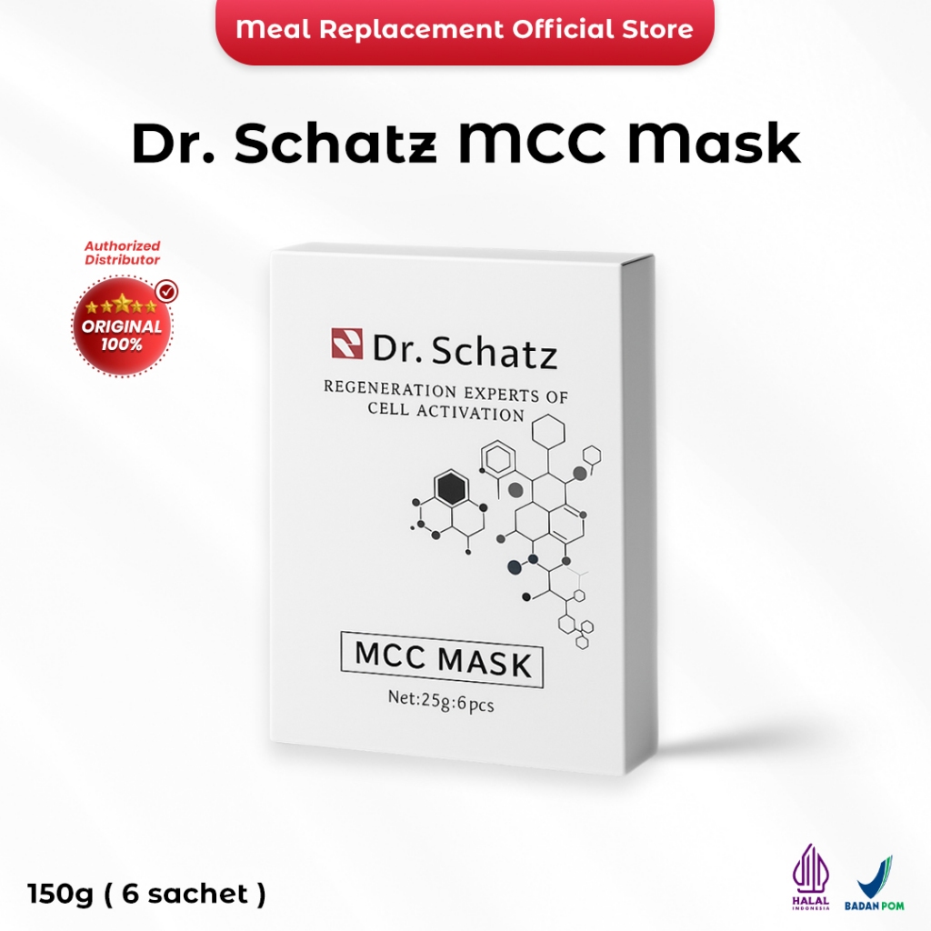 

Dr. Schatz MCC Mask - Kulit Sensitif kemerahan / laser / treatment / meradang (5 sheet)