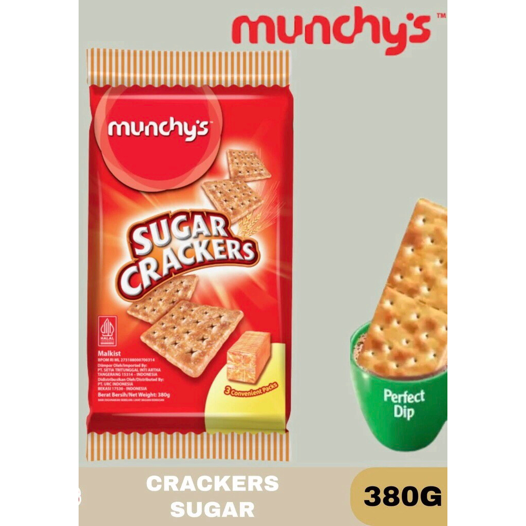 

Munchy's Biskuit Sugar Crackers Munchys Biskuit Sugar Crackers 380 Gram