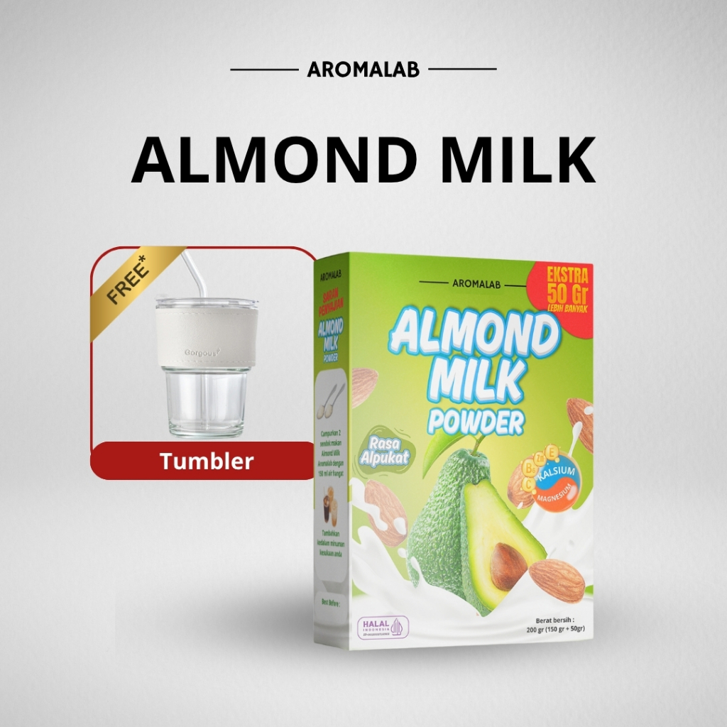 

AROMALAB - Almond Milk Avocado / Susu Almond Bubuk Rasa Alpukat