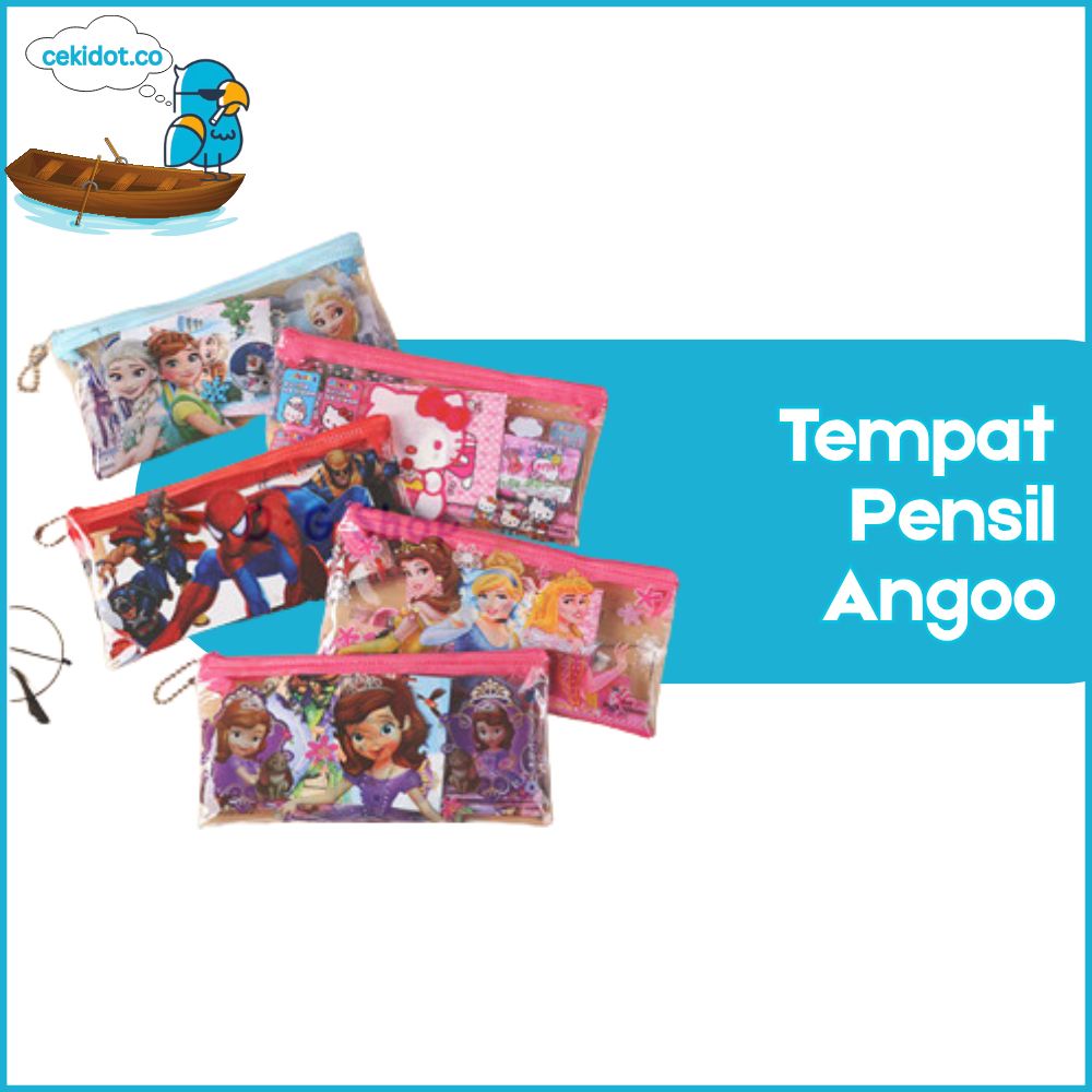 Cekidot Tempat Pensil Angoo Tepak Pensil Anak Perempuan Tepak Pensil Aesthetic Kotak Pensil Viral Ko