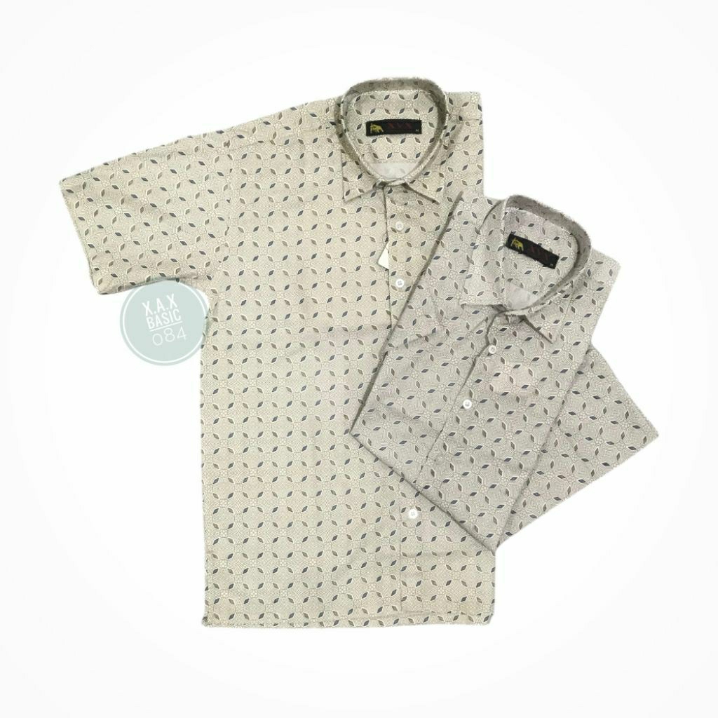 Kemeja basic pria lengan pendek 084