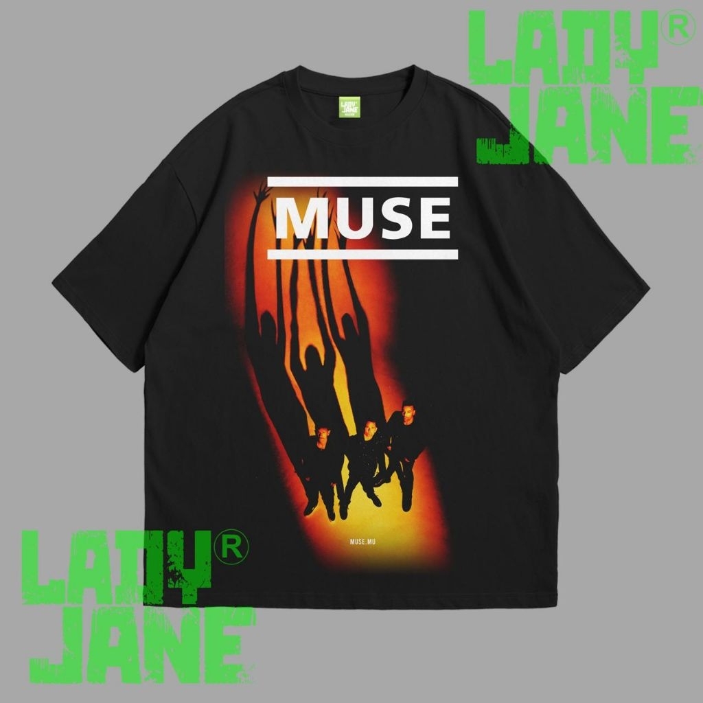 LADYJANE MUSE TSHIRT OVERSIZE HITAM