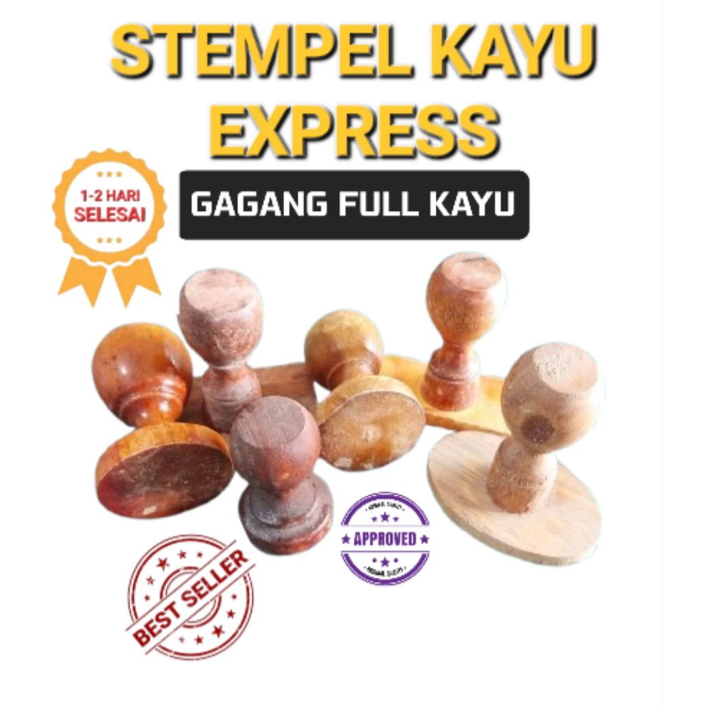 Stempel Kayu Custom | Stempel karet | Stempel Runaflek