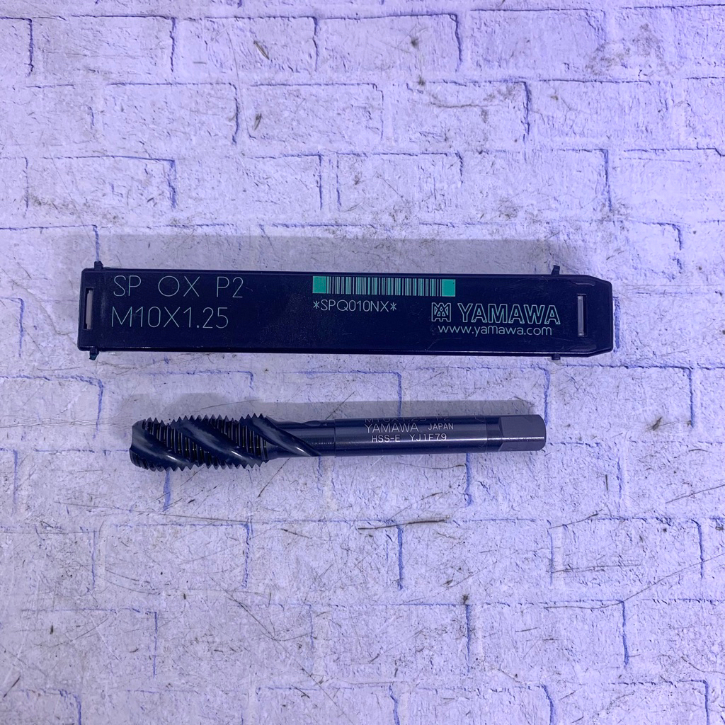 Tap M10 x 1.25 Spiral merk Yamawa Baru Original..Tap M10x1.25 SP