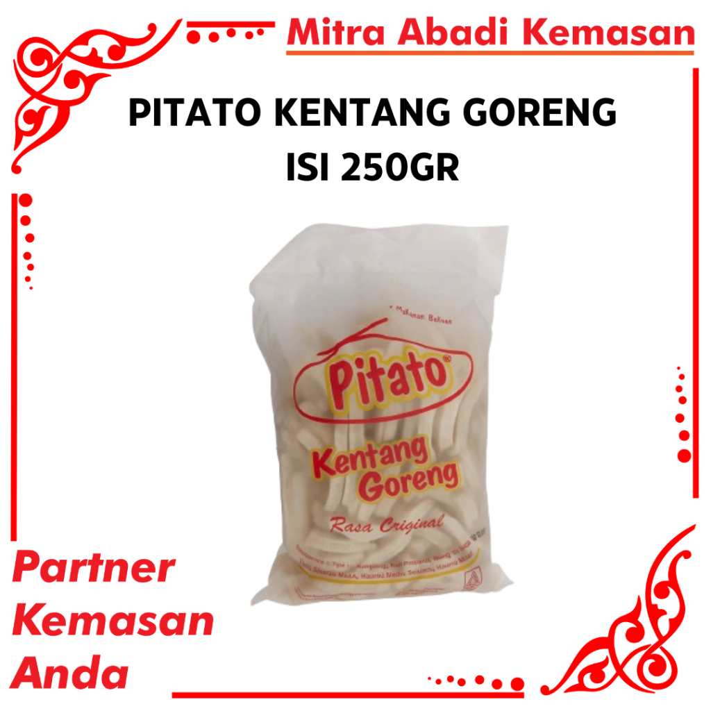 

PITATO KENTANG GORENG 250 GRAM | SNACK PITATO KENTANG GORENG JUMBO