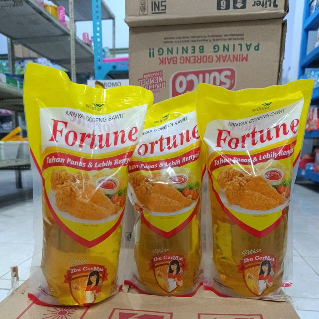 

PROMO!! MINYAK FORTUNE 1 LITER