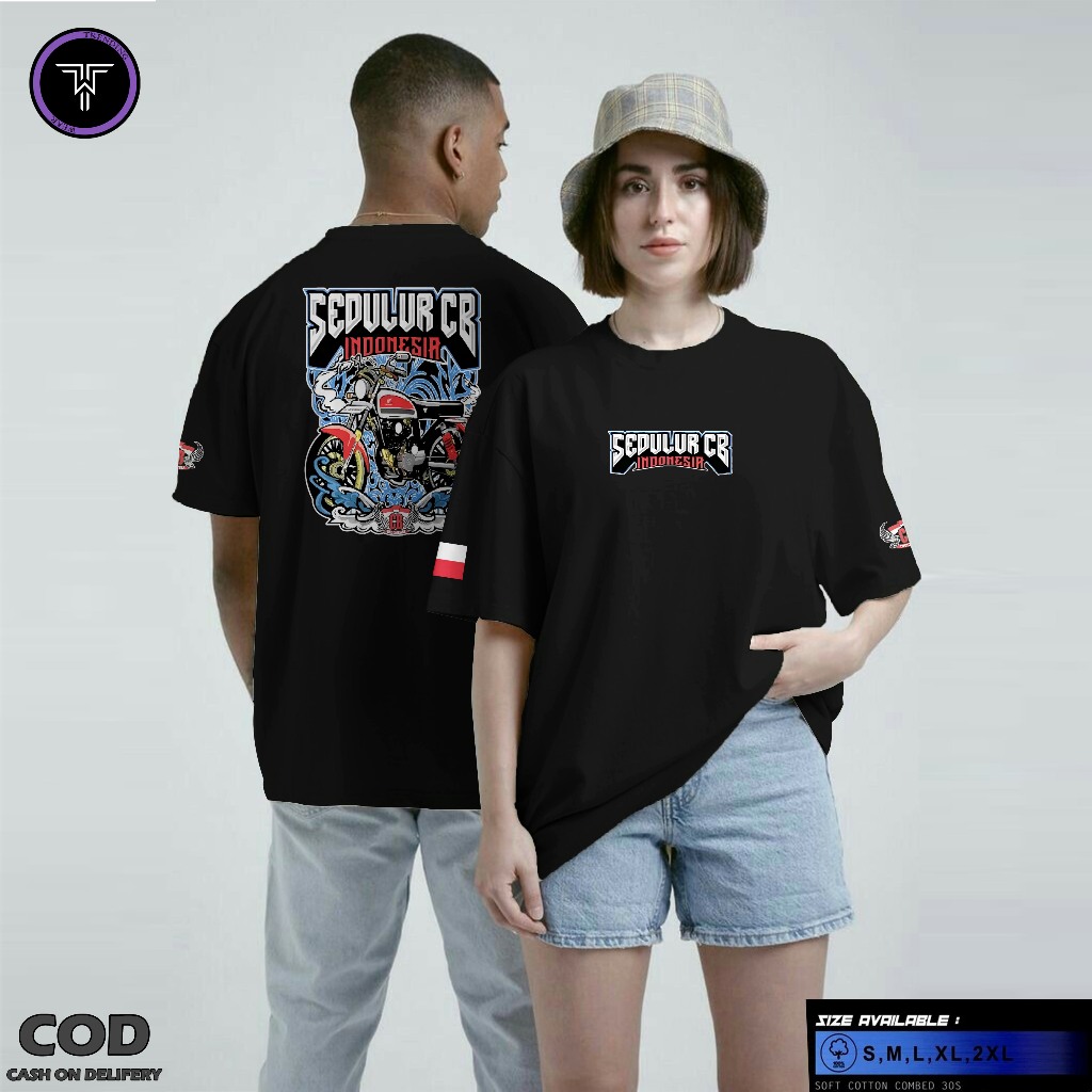 TRENDIWEAR Kaos Baju Sedulur CB Indonesia | Kaos Jamda Jateng | Terbaru 2024 | Kaos CB | Kaos Racing