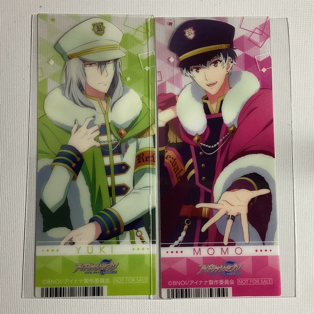 

idolish7 re:vale momo yuki bookmark set