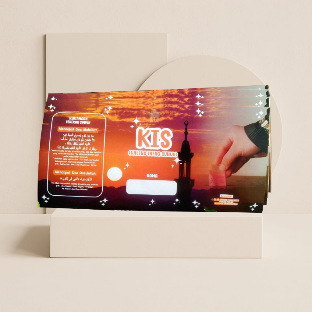 STIKER KALENG INFAK INFAQ STIKER TABUNGAN STIKER KOTAK INFAQ INFAK