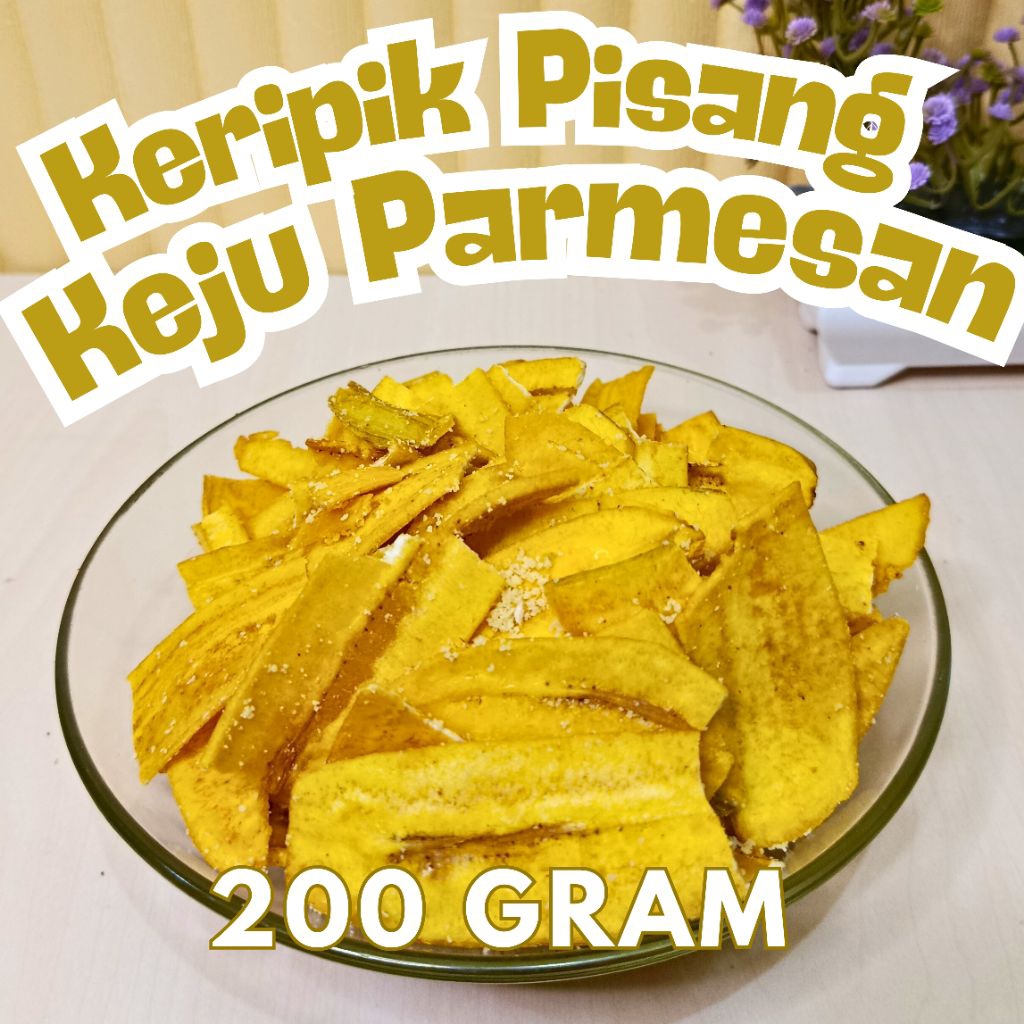 

BELI 2 GRATIS 1 (random) Keripik Pisang Keju Parmesan 200gram (kripik/snack/cemilan/gurih/asin)