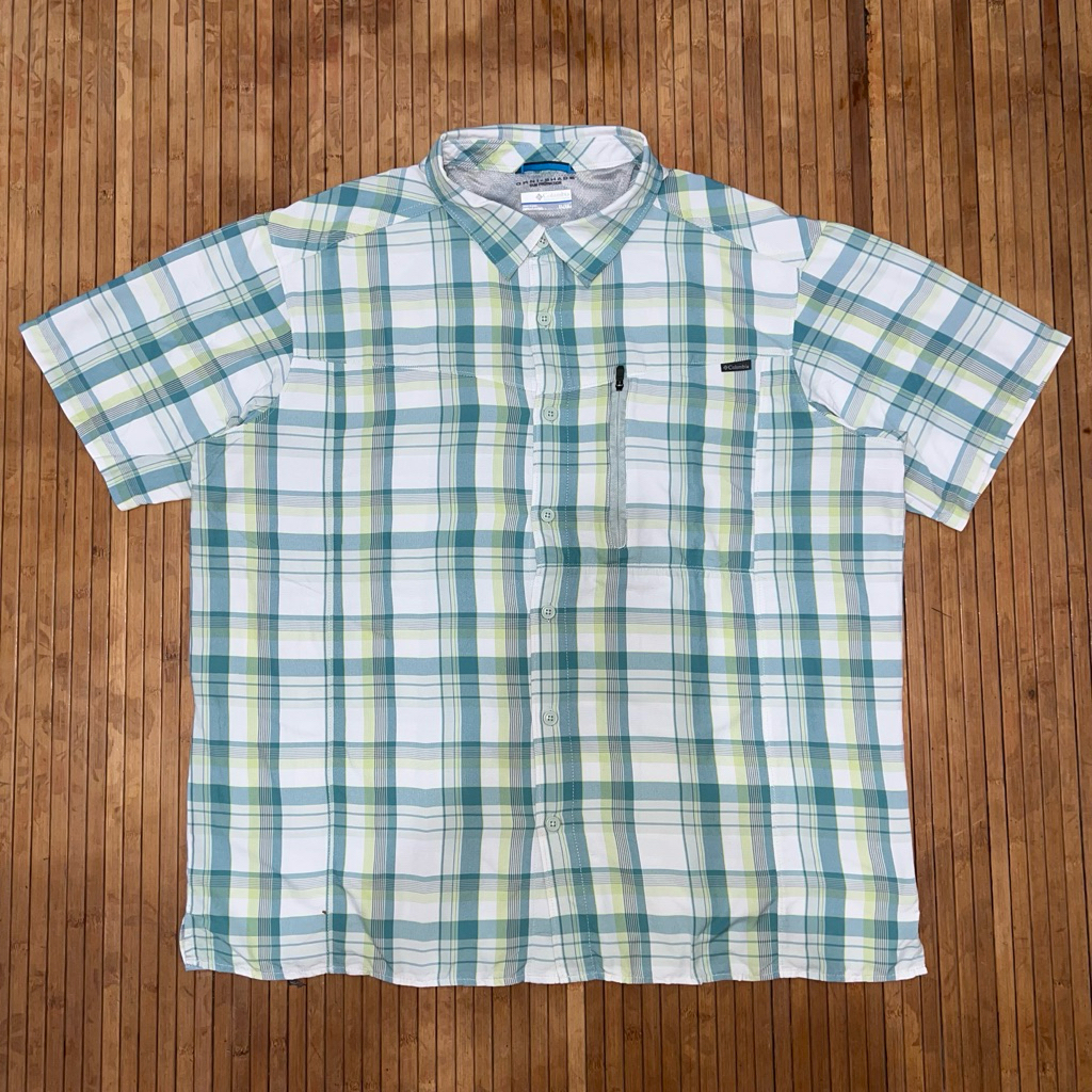 COLUMBIA OMNI-SHADE NYLON SHORT SLEEVE SHIRT National Geographic