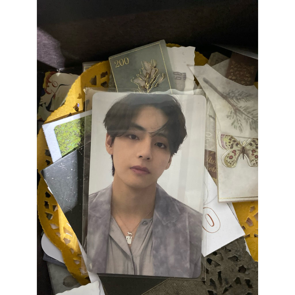 [Official] Photocard taehyung v BTS - BE Album