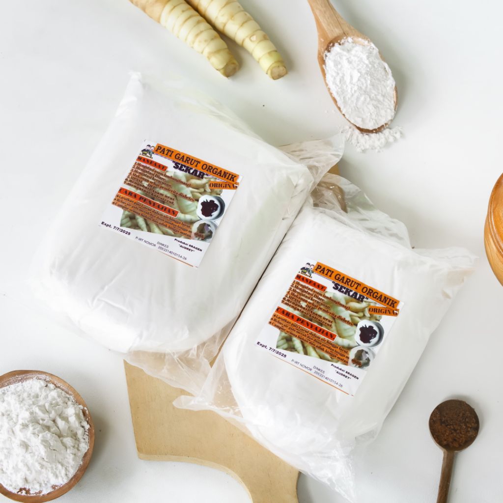 

Tepung pati garut asli 500 Gram organic ampuh atasi magg asamlambung