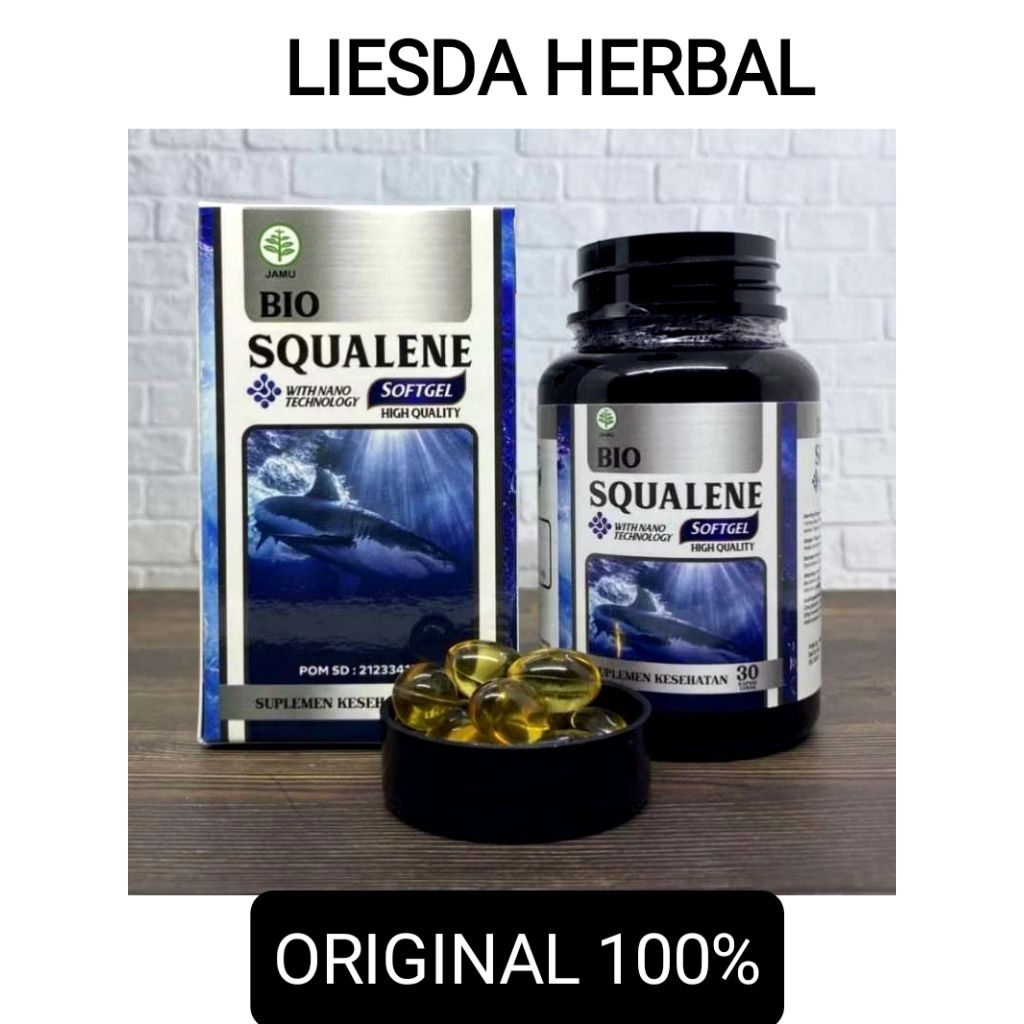 BIO SQUALENE EKSTRAK MINYAK IKAN HIU OMEGA TINGGI ORIGINAL