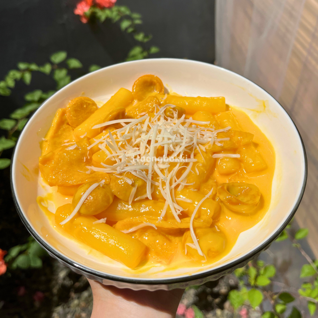 

Cheese Teokpokki | Teokbokki Saus Keju Halal | Haengbokki