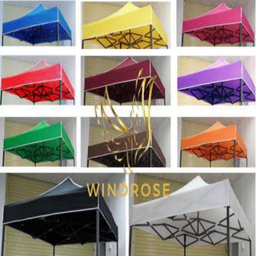 ATAP TENDA LIPAT 2X2 COVER SARUNG TERPAL PENUTUP STAND GAZEBO