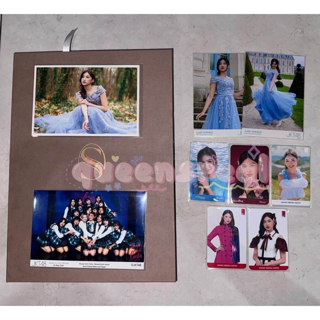 Shani Jkt48 photobook, photocard, photopack