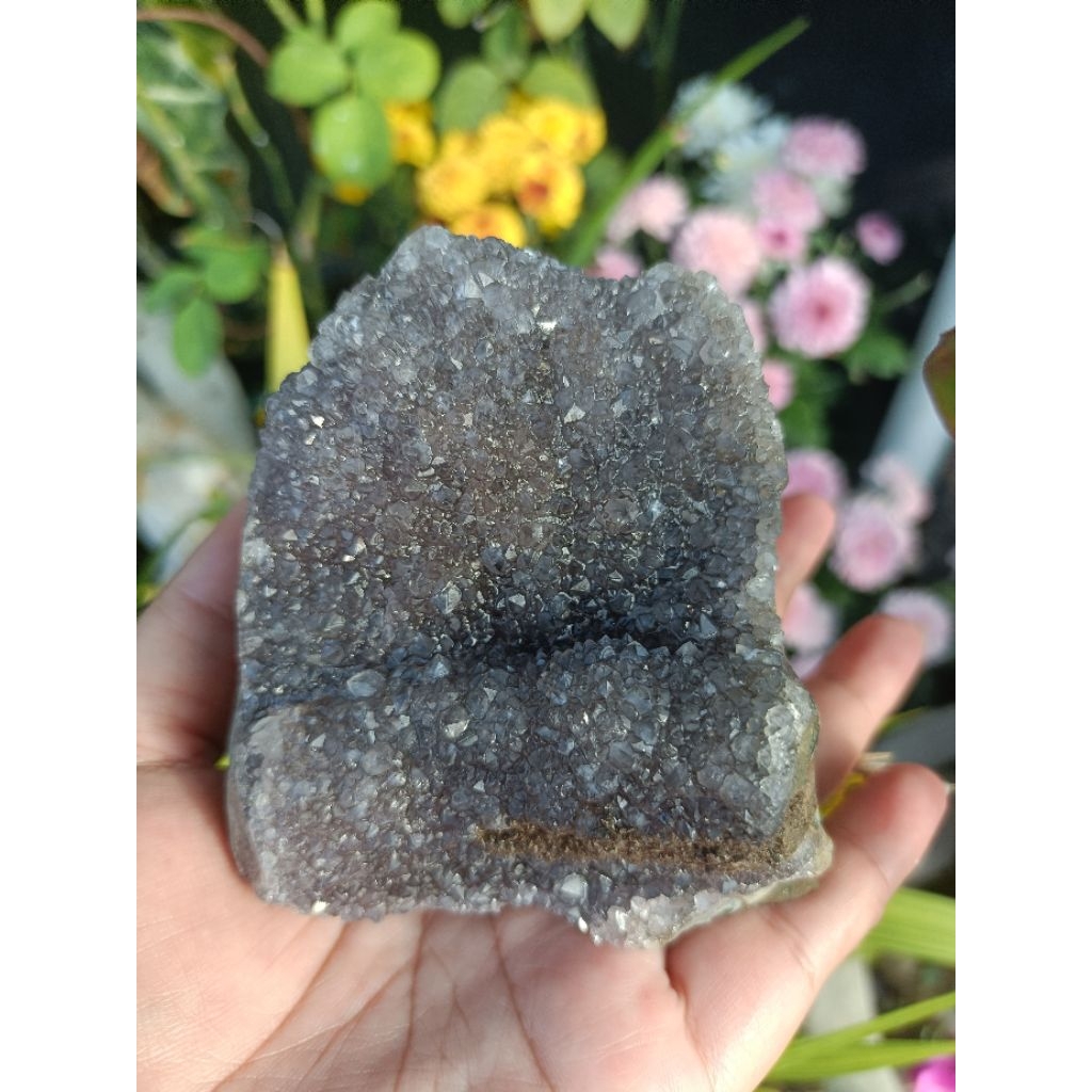 Geode/cluster crystal amethyst
