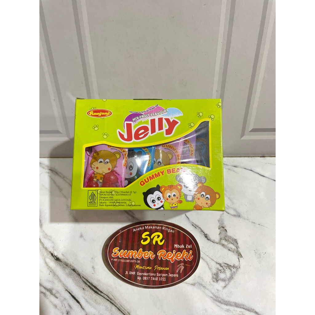 

JELLY GUMMY BEAN ISI 30pcs