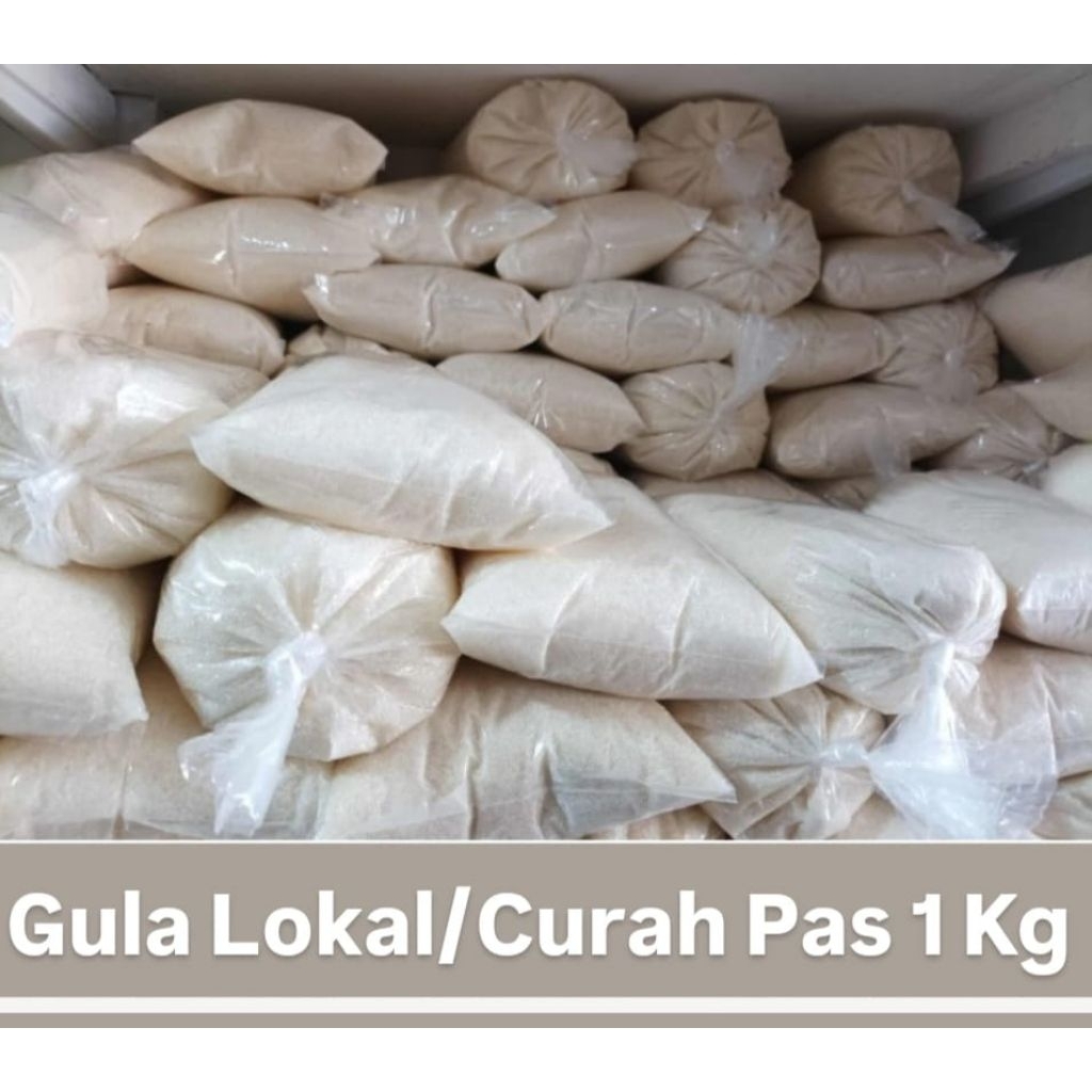 

Gula Lokal/Curah 10 Kg timbangan Pas 1 kg